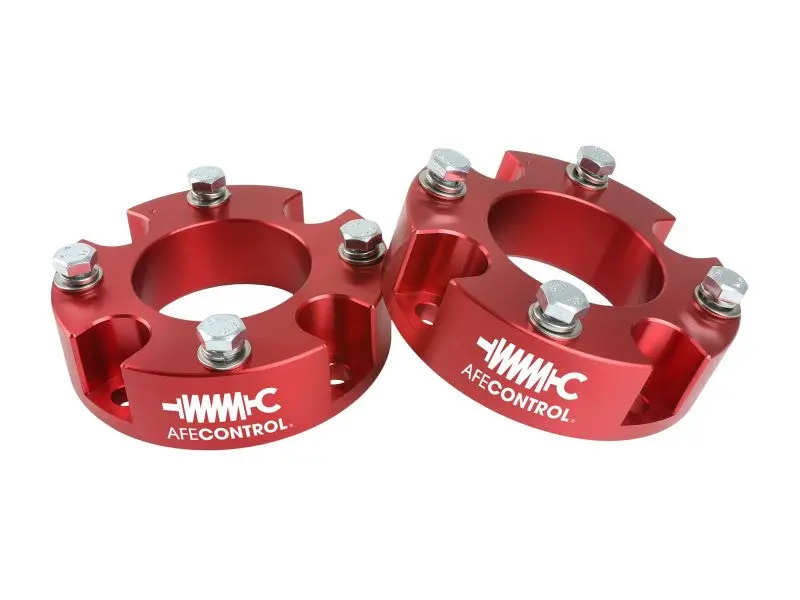 Afe Control 1.875 In Leveling Kit 22-23 Toyota Tundra - Red 1