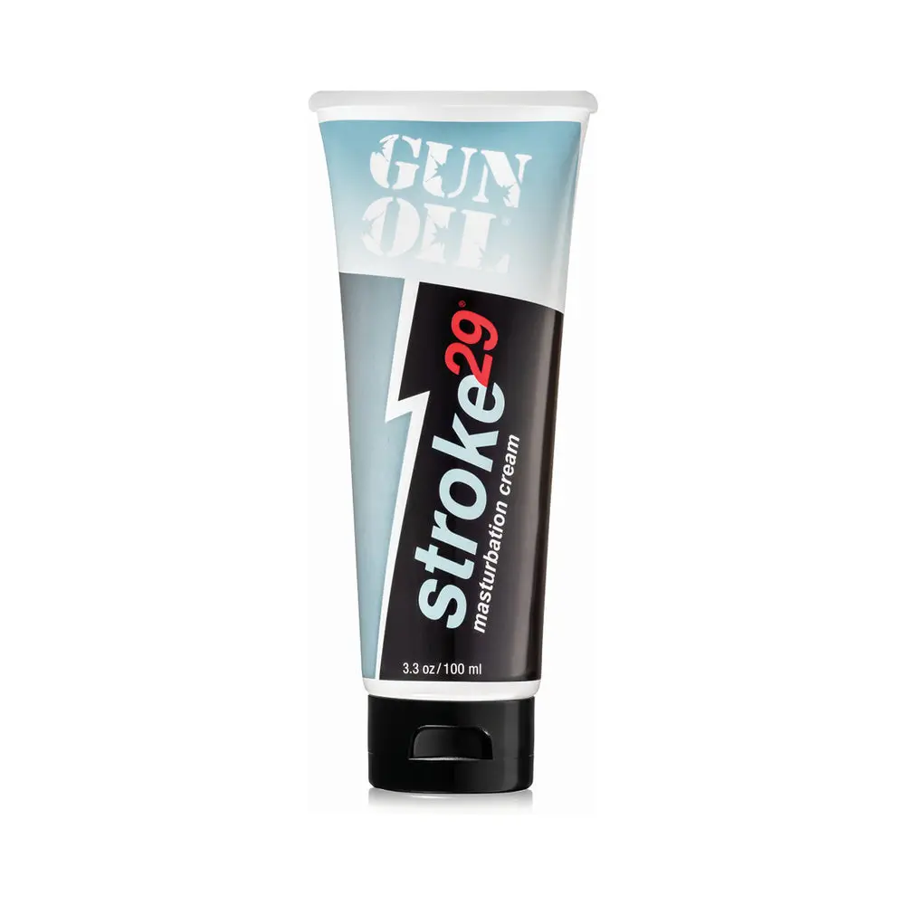 Gun Oil Stroke 29 Masturbation Cream 3.3 Oz. 1
