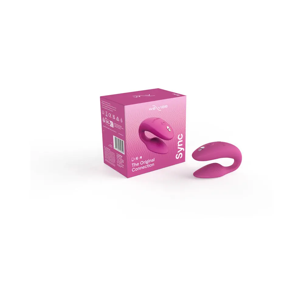 We-Vibe Sync 2 Rechargeable Silicone Couples Vibrator Rose 1