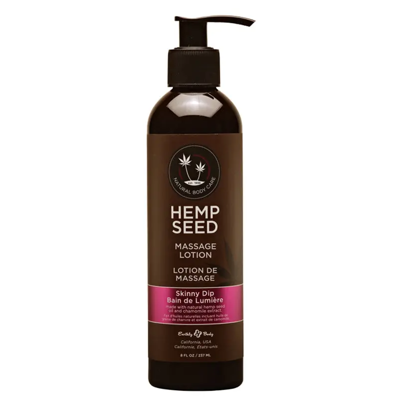 Earthly Body Massage Lotion Skinny Dip 8Oz 1