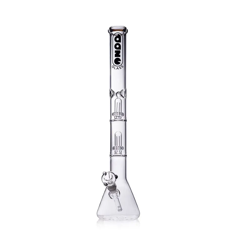 Daze Glass - Massive 22" Dual Ufo Perc Glass Water Pipe 1