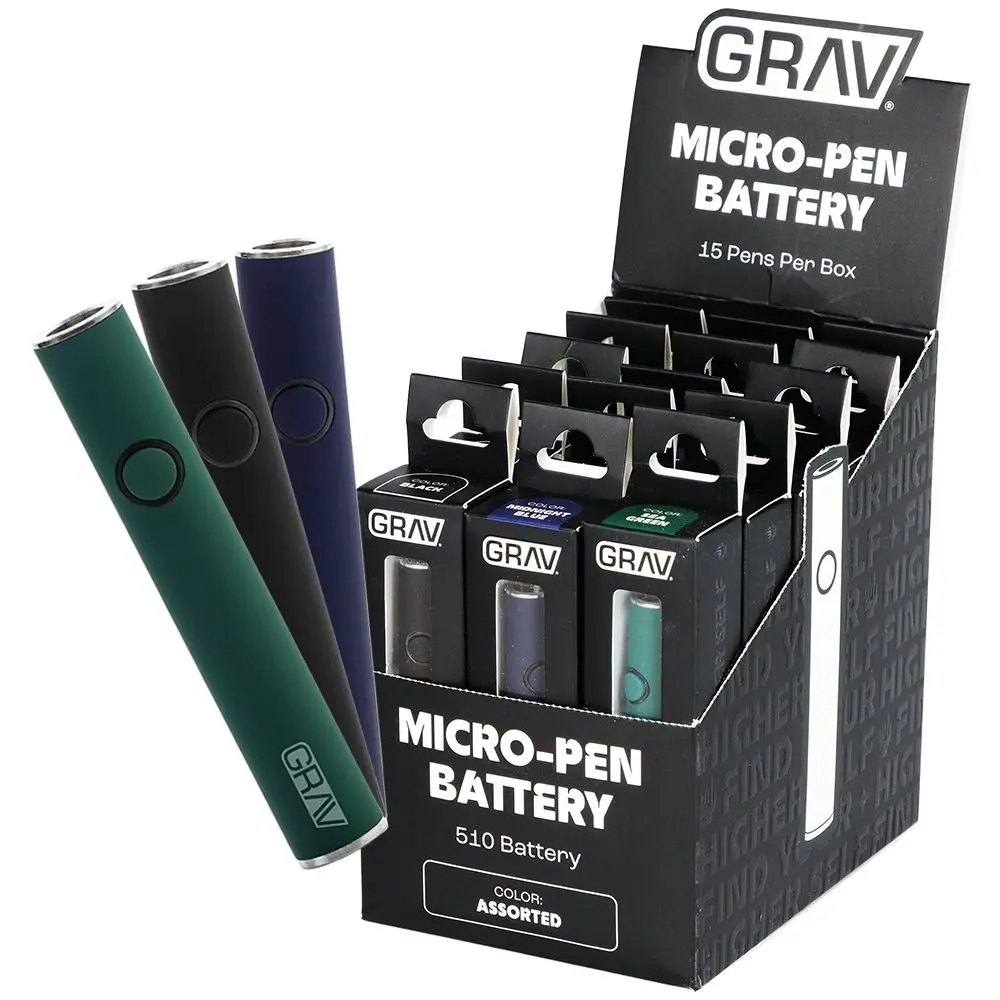 Grav Micro Pen Variable Voltage Battery - 130Mah / 15Ct 1