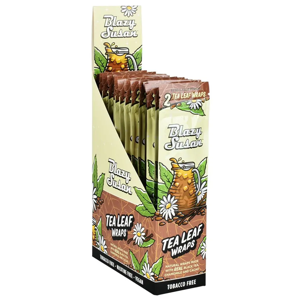 Blazy Susan Tea Leaf Wraps - 2Pc 25Ct 1