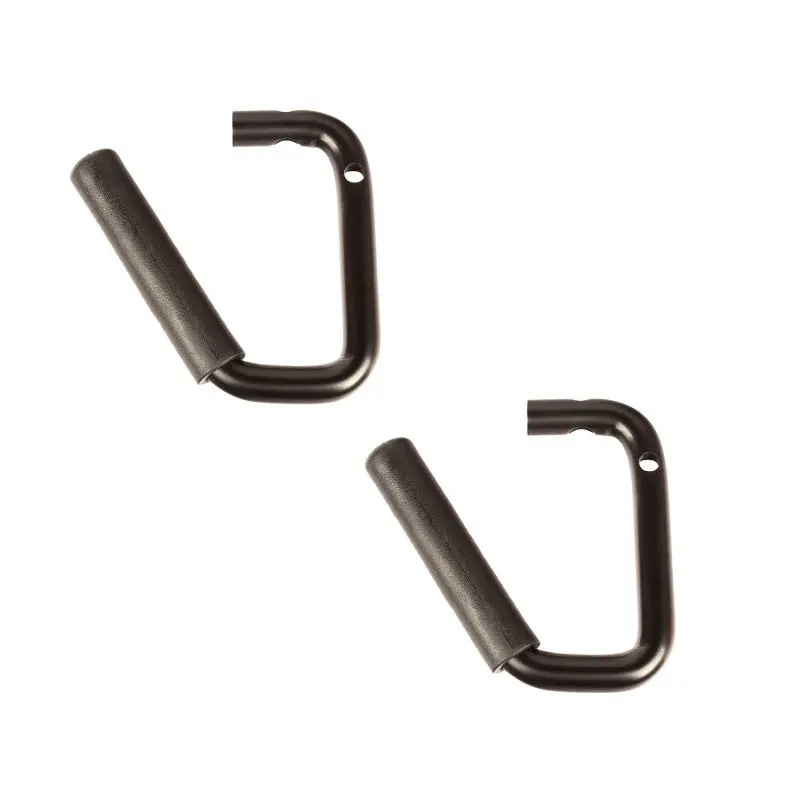 Rugged Ridge Steel Grab Handles Front Pair Black 07-18 Jeep Wrangler Jk/Jku 1