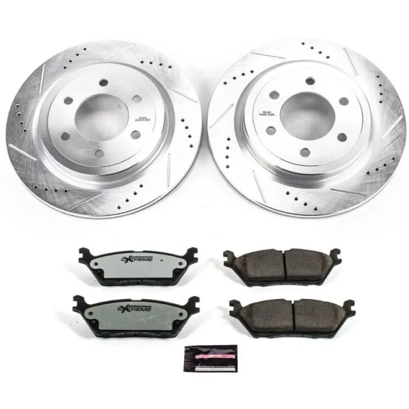Power Stop 2018 Ford Expedition Rear Z36 Truck & Tow Brake Kit 1