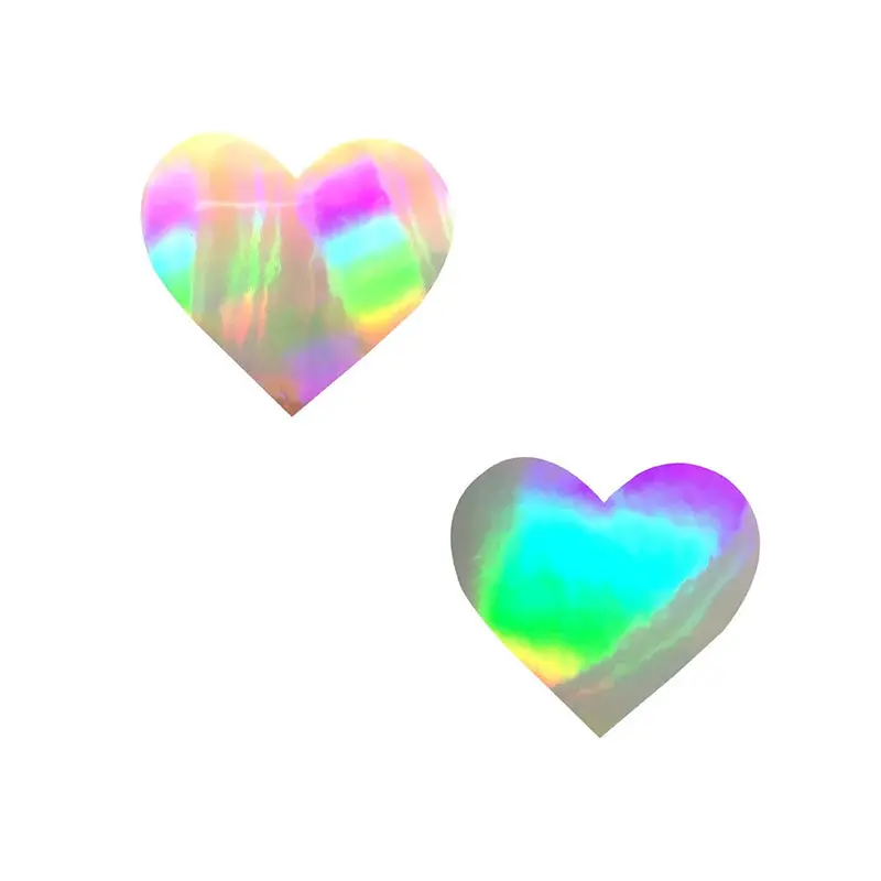 Neva Nude Pasty I Heart U Holographic Set Of 6 1