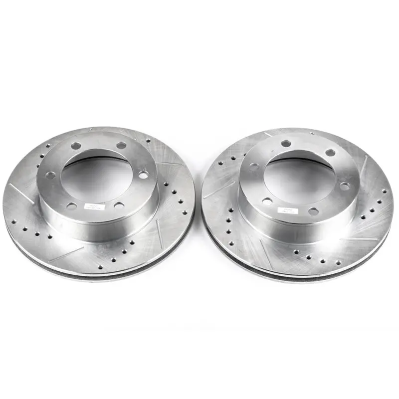 Power Stop 96-02 Toyota 4Runner Front Evolution Drilled & Slotted Rotors - Pair 1