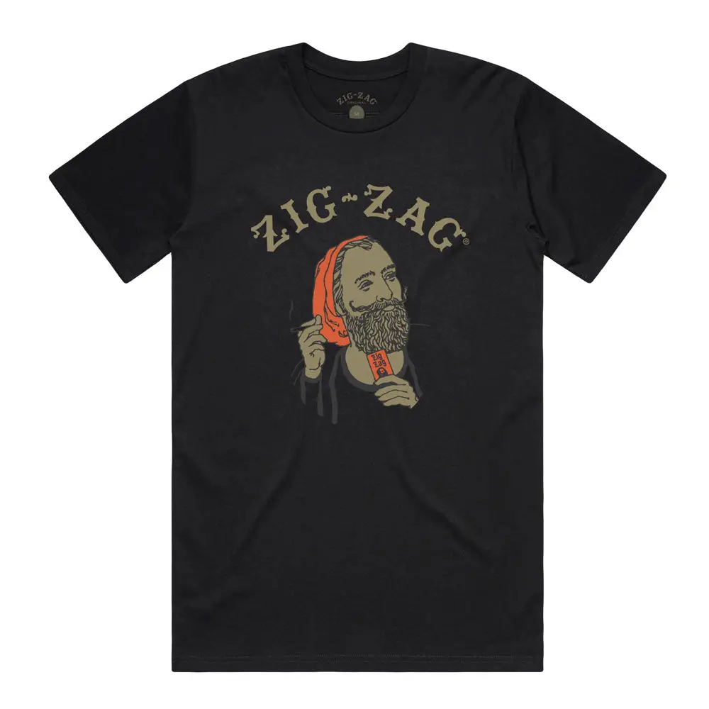 Zig Zag Gold Boris Cotton Blend T-Shirt 1