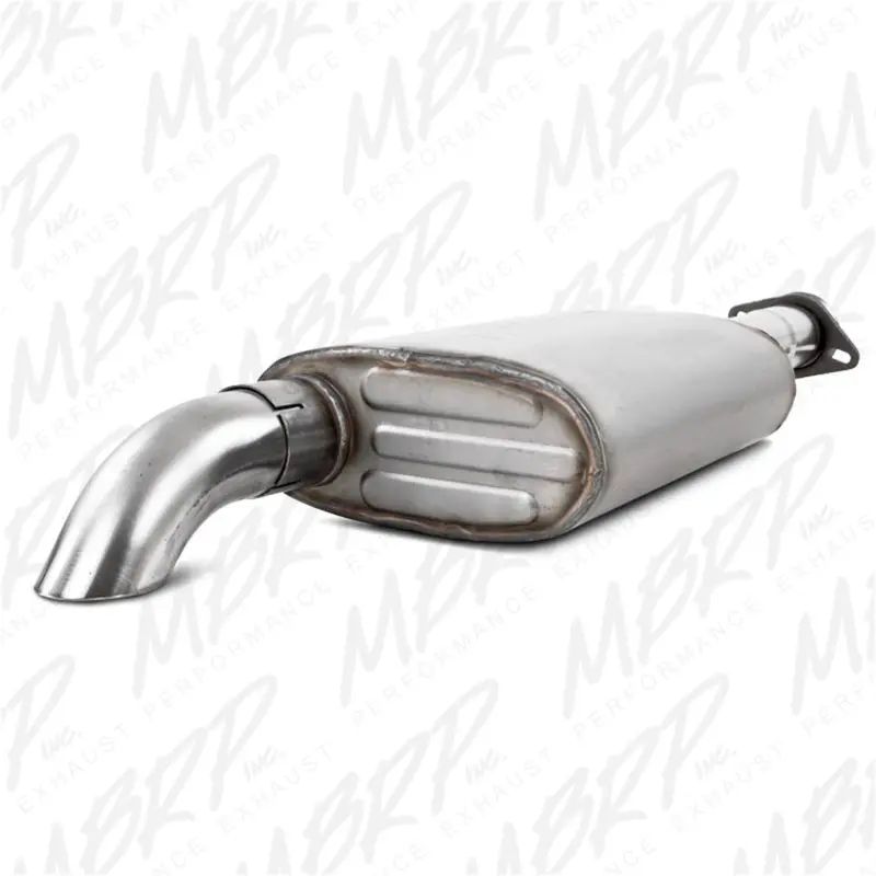 Mbrp 00-06 Jeep Wrangler (Tj) Inline-4 2.5L Inline-6 4.0L Cat Back Single Off-Road Turn Down T409 Ex 1