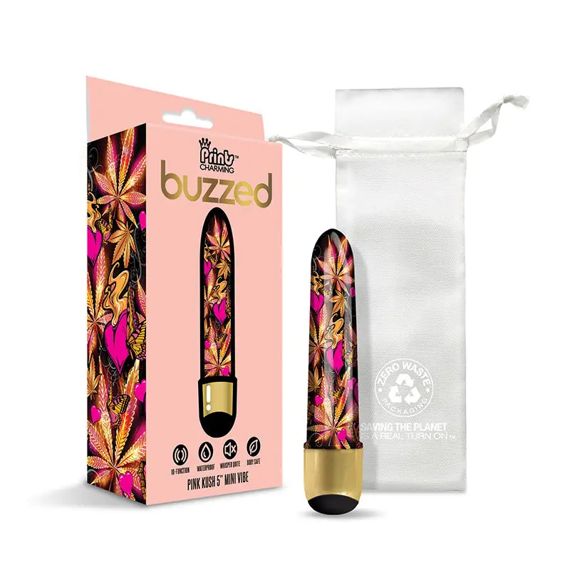 Prints Charming Buzzed 5" Mini Vibe - Pink Kush 1