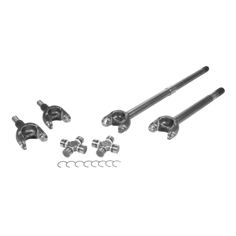Yukon Gear 18-19 Jeep Wrangler Front 4340 Chromoly Axle Kit Dana 44 32 Spline W/1350 (7166) Joints 1