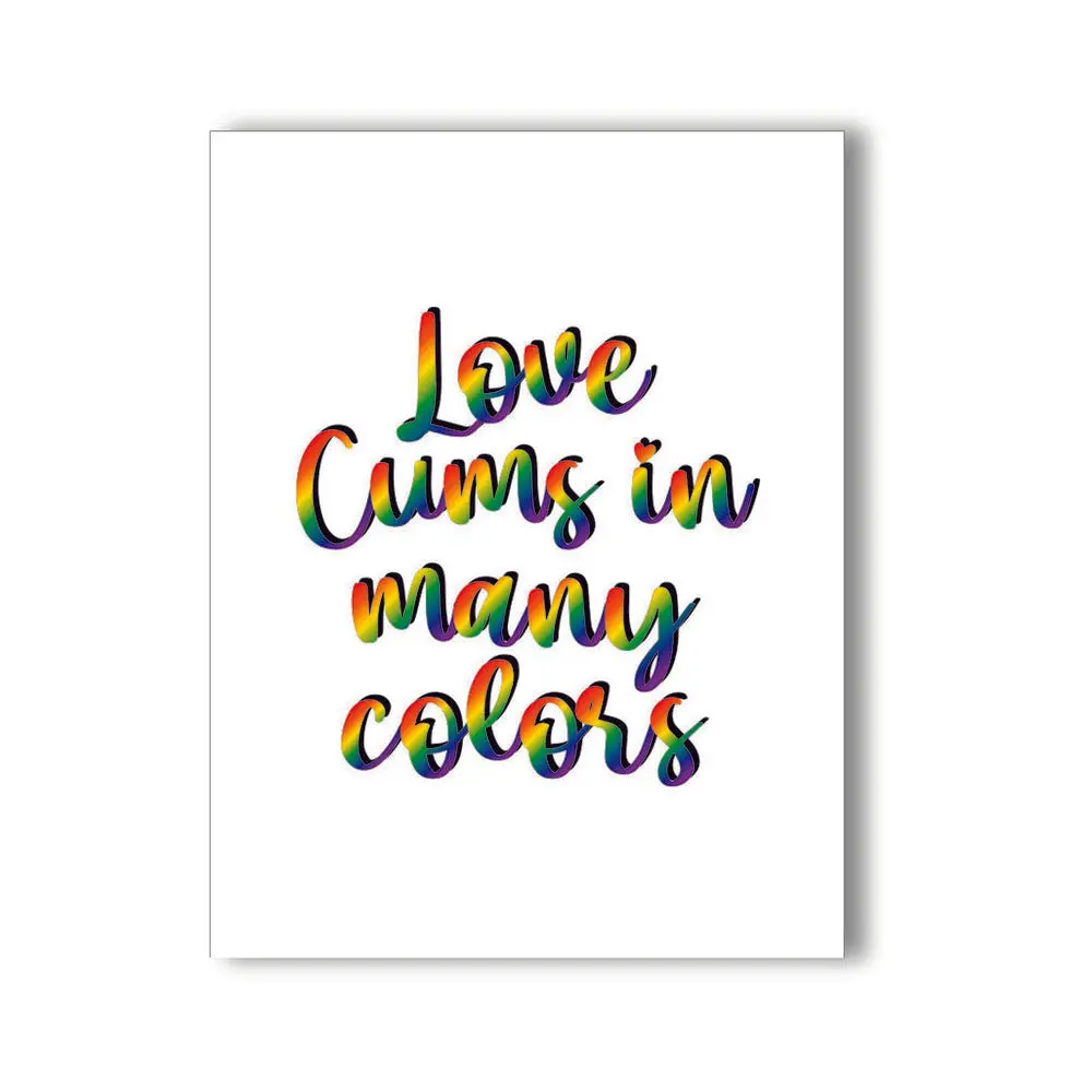 Love Cums In Many Colors Naughty Kard 1