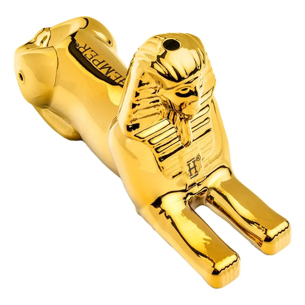 Hemper Ancient Egypt Sphinx Glass Hand Pipe - 5" 1