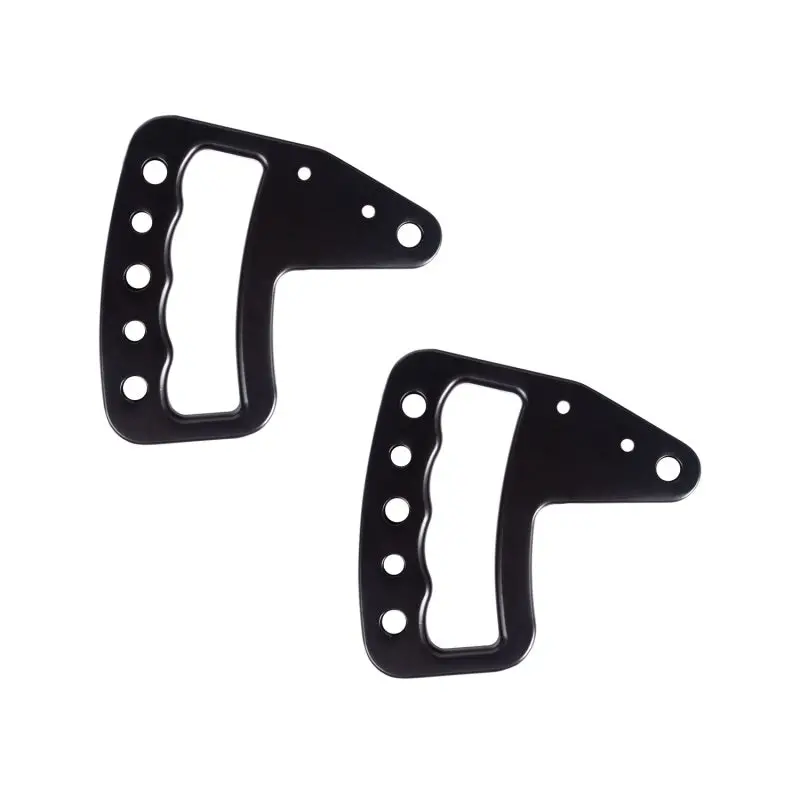 Rugged Ridge Aluminum Grab Handles Front Pair Black 07-18 Jeep Wrangler Jk/Jku 1