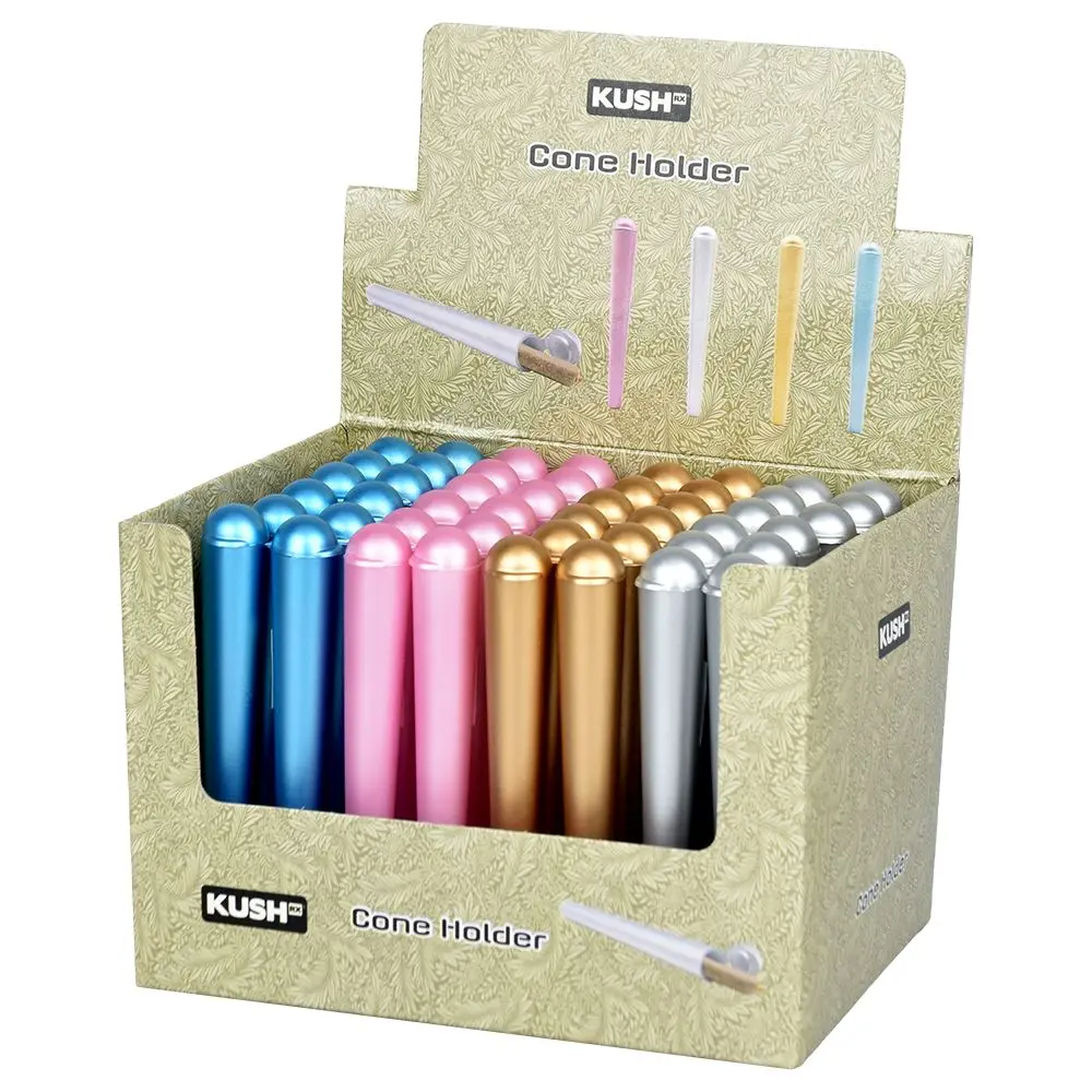 Kush Rx Matte Finish Single Cone Holder - 48 Ct 1