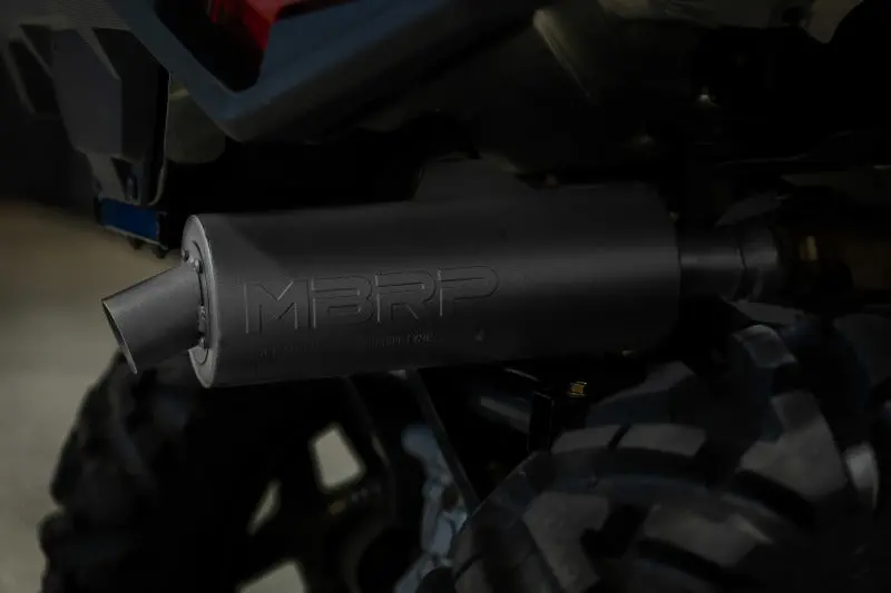 Mbrp 01-05 Polaris Sportsman 400 / 06-07 Sportsman 450 Slip-On Combination Exhaust W/Sport Muffler 2