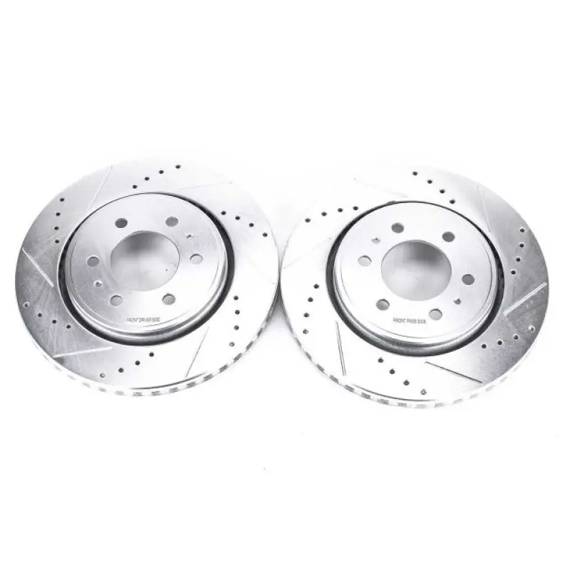 Power Stop 07-19 Ford Expedition Front Evolution Drilled & Slotted Rotors - Pair 1