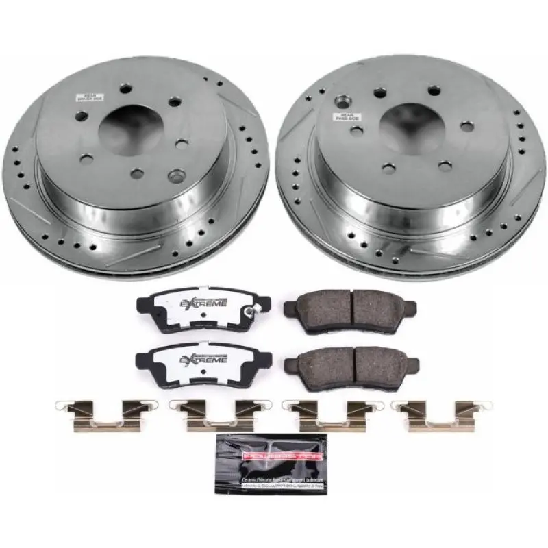 Power Stop 05-18 Nissan Frontier Rear Z36 Truck & Tow Brake Kit 1
