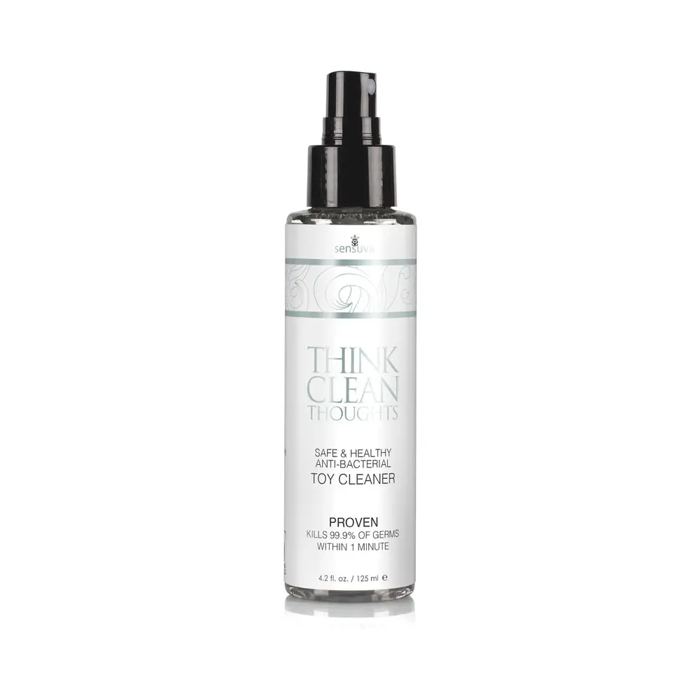 Sensuva Think Clean Thoughts Anti-Bacterial Toy Cleaner 4.2 Oz. 1