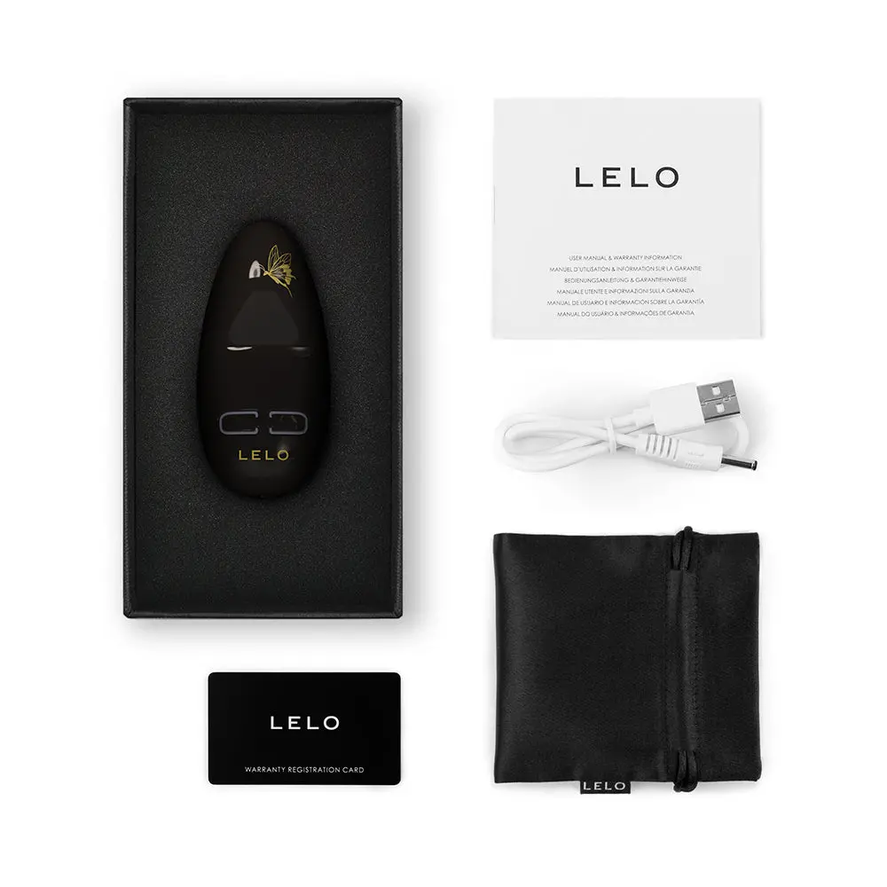 Lelo Nea 3 Rechargeable Mini Silicone Vibrator Black 1