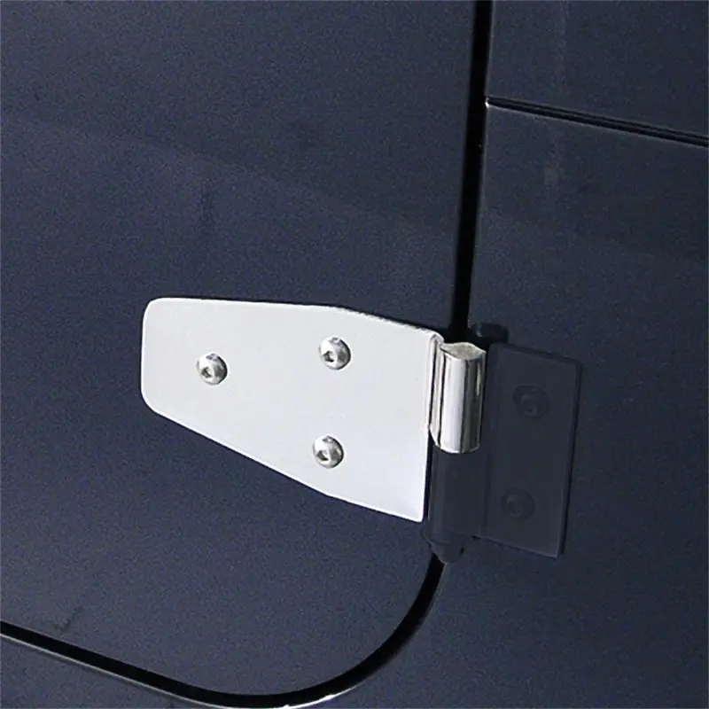 Rugged Ridge 87-06 Jeep Wrangler Stainless Steel Door Hinge Set 1