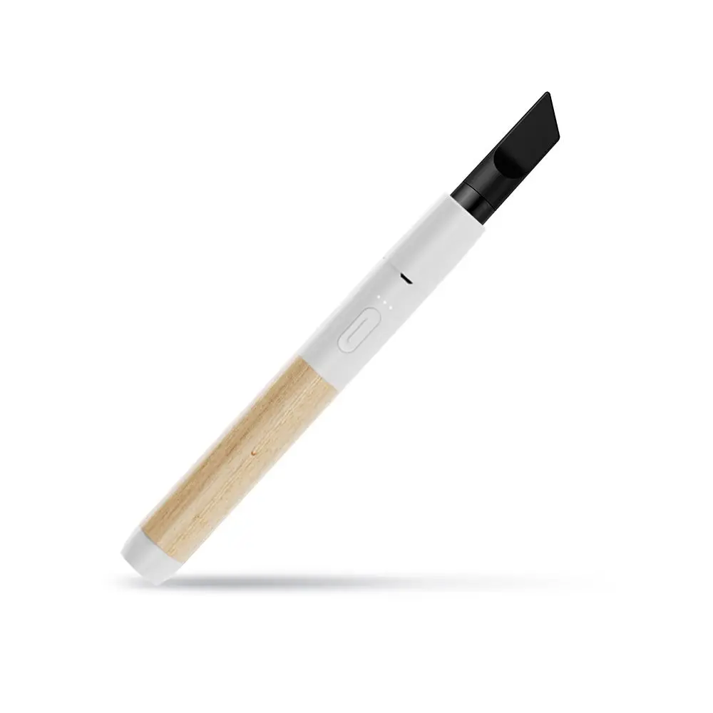Vessel Wood Vape Pen Battery [White/Beechwood] + 1