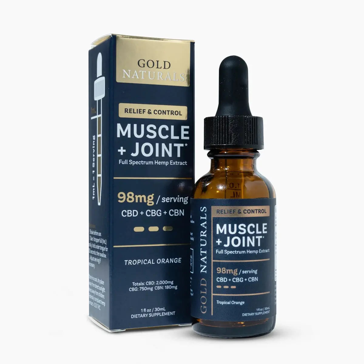 Gold Naturals Muscle + Joint Tincture 2