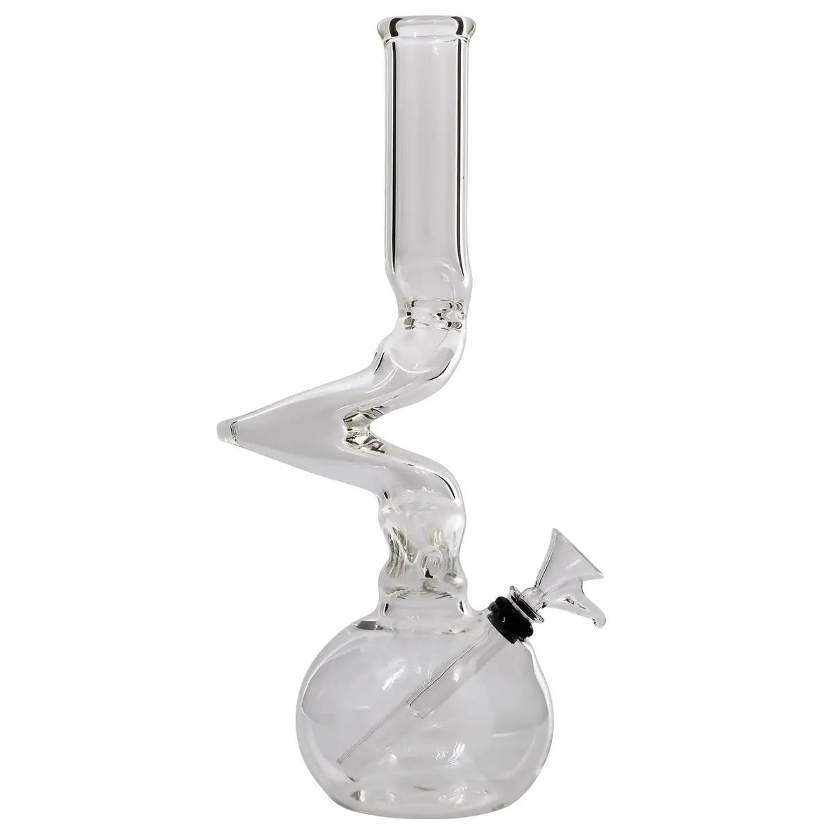La Pipes "Jacob's Ladder" Crystal Clear Zong Bong 1