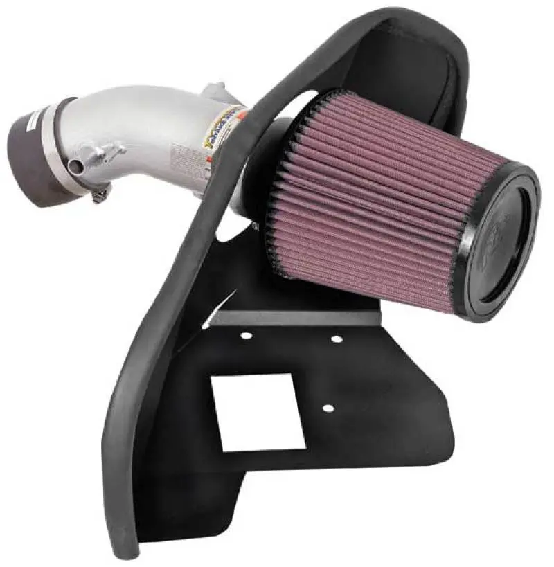 K&N 07-10 Toyota Camry V6-3.5L Silver Typhoon Short Ram Intake 1