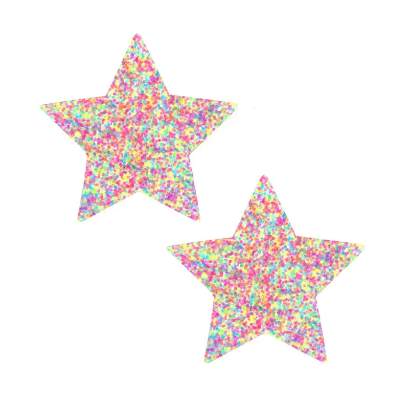 Neva Nude Pastie Star Sprankles Neon Uv 1