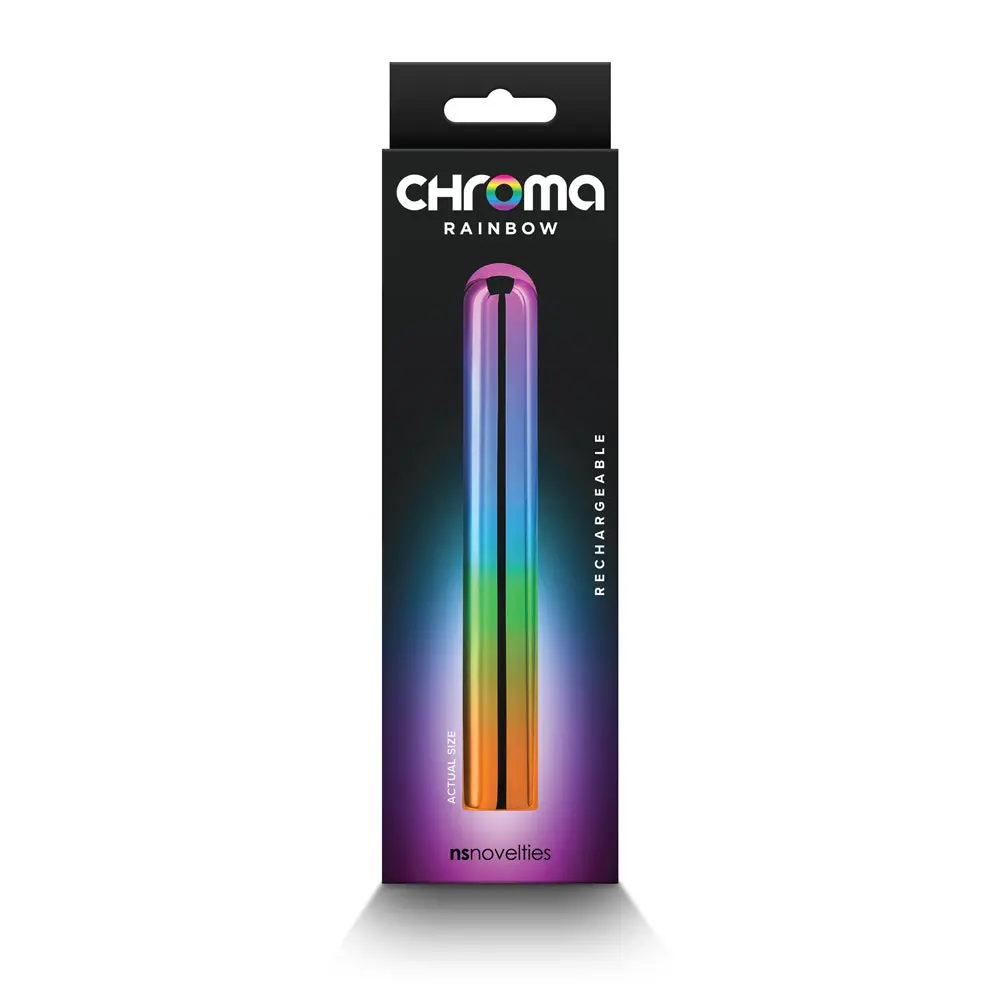 Chroma Rainbow Rechargeable Vibrator Large 1