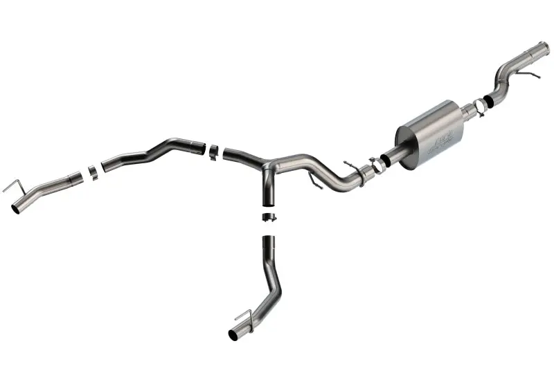 Borla 21-22 Cadillac Escalade 6.2L V8 2/4Wd 4Dr S-Type Cat-Back Exhaust W/ Factory Bezel Tips 1