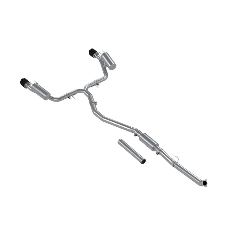 Mbrp 22-24 Honda Civic Si 1.5L T304 Ss 3In Cat-Back Exhaust 2.5In Dual Split Rear W/ Cf Tips 1