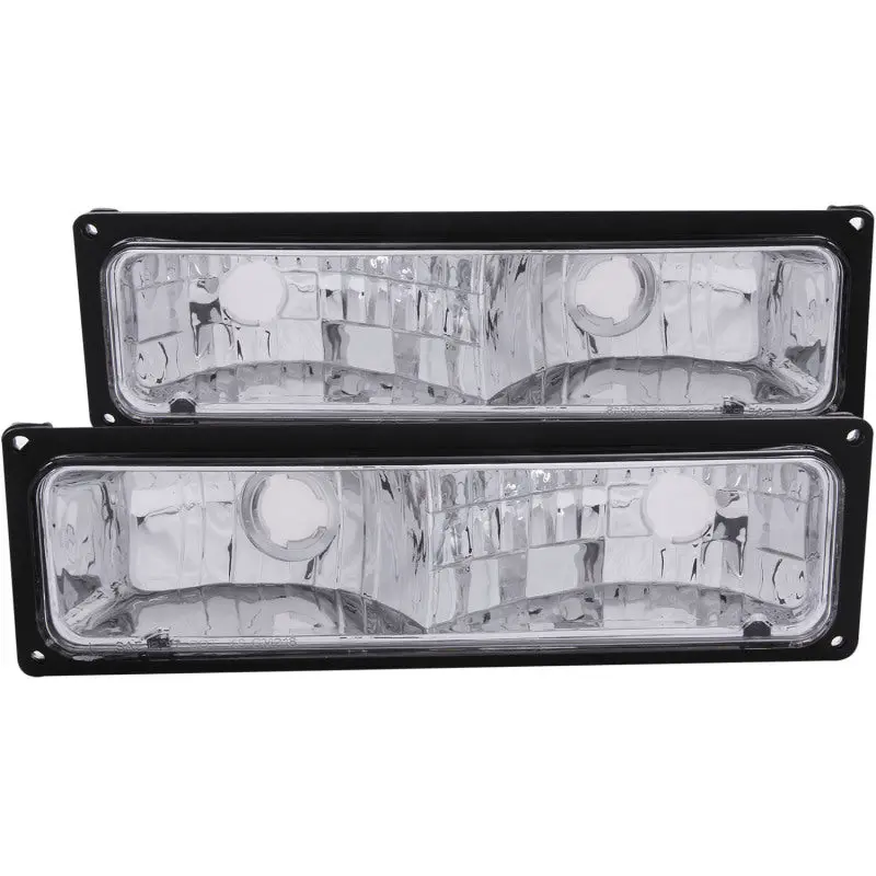Anzo 1988-1998 Chevrolet C1500 Euro Parking Lights Black 1