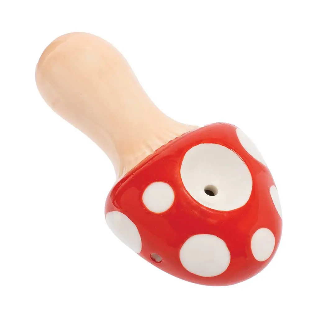 Mushroom Ceramic Pipe - Wacky Bowlz 1