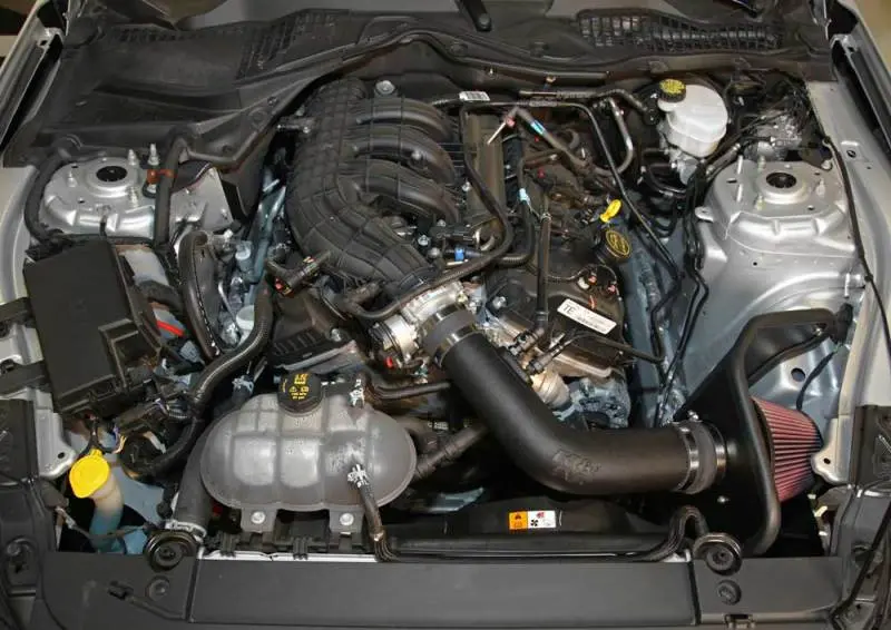 K&N 15-17 Ford Mustang 3.7L V6 F/I Performance Intake Kit 2