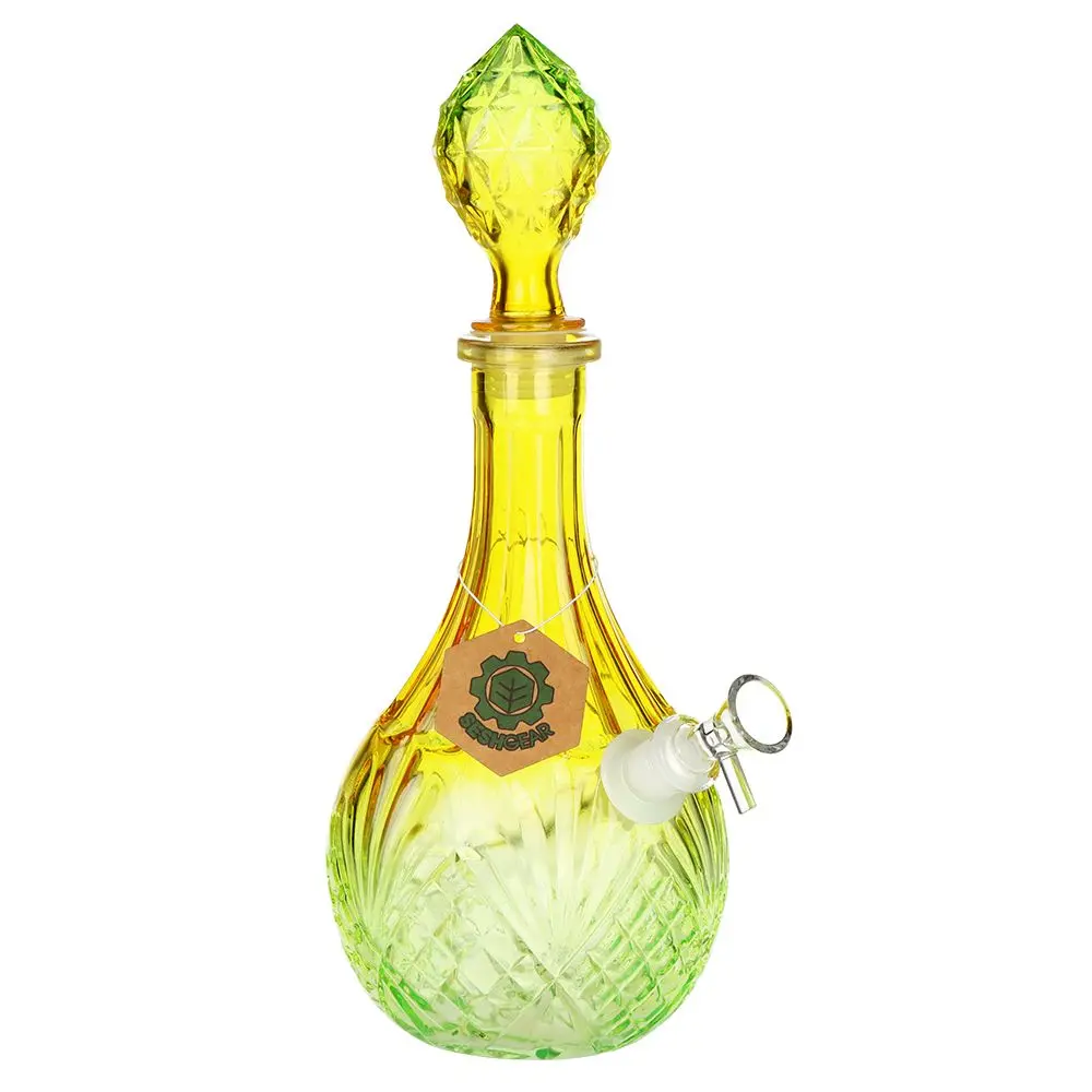 Seshgear Vintage Ombre Glass Water Pipe - 12.25" / 14Mm F / Water Drop 1