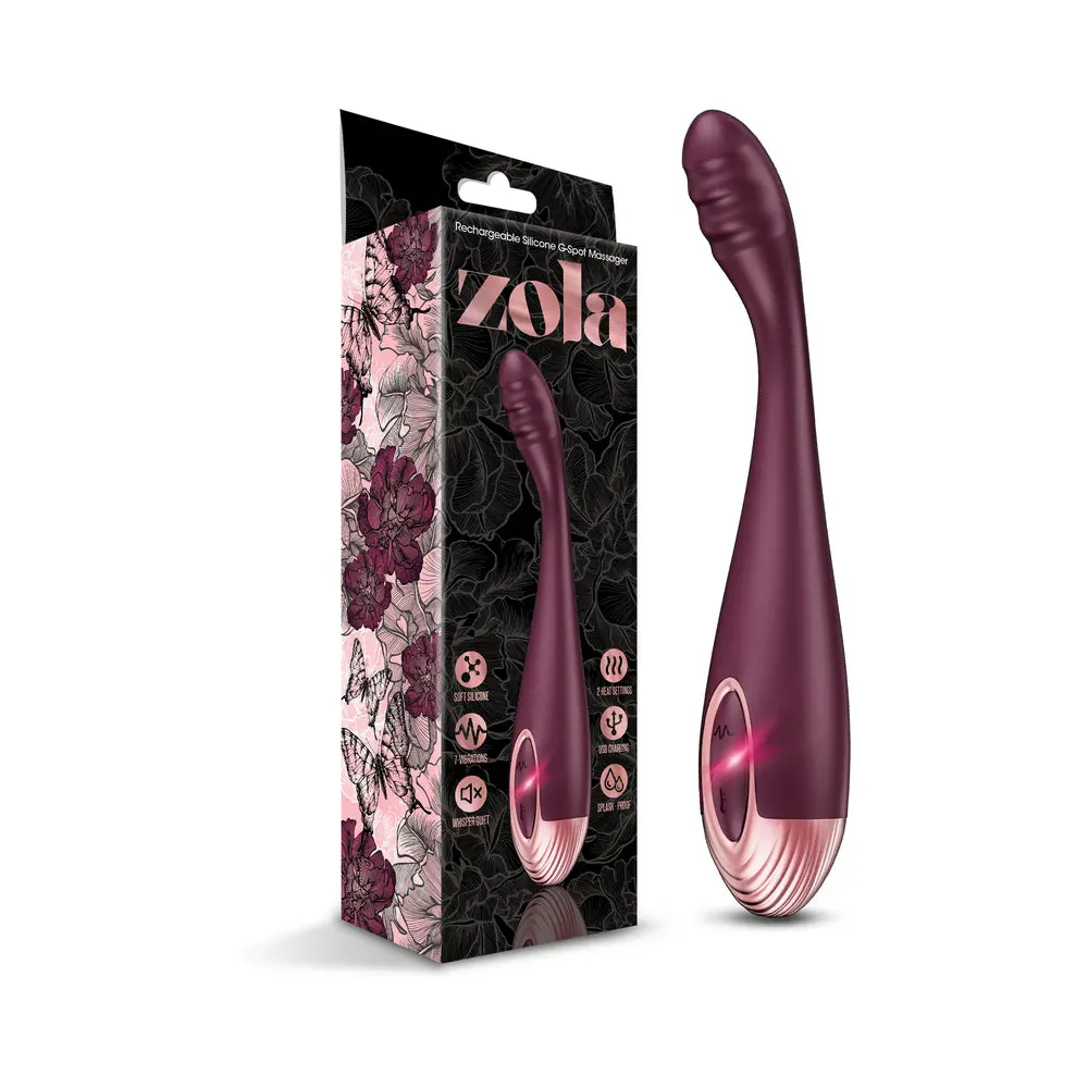 Zola Rechargeable Silicone Warming G-Spot Massager 1
