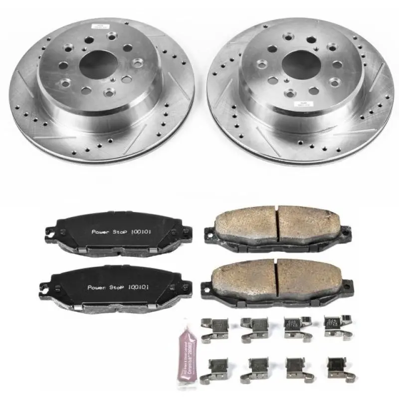 Power Stop 95-00 Lexus Ls400 Rear Z23 Evolution Sport Brake Kit 1