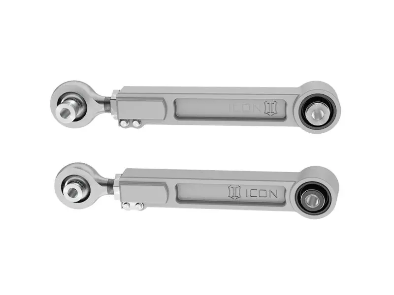 Icon 2021+ Ford Bronco Billet Rear Upper Adjustable Link Kit 1