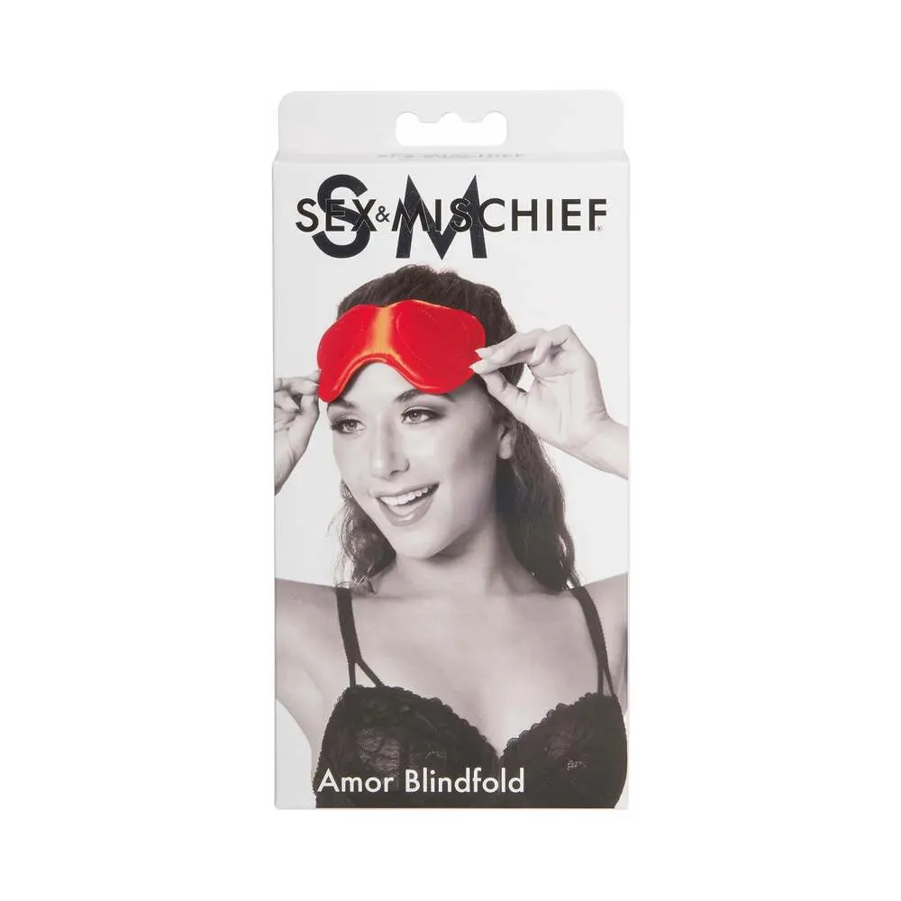 Sportsheets Sex & Mischief Amor Blindfold Red 1