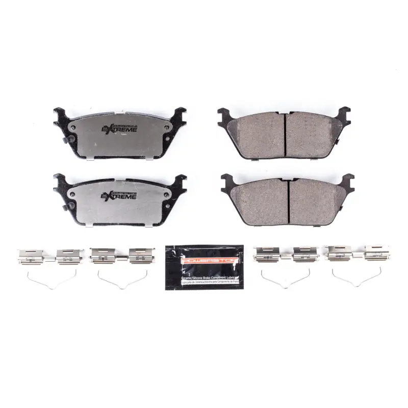 Power Stop 2019 Ram 1500 Rear Z36 Truck & Tow Brake Pads W/Hardware 1