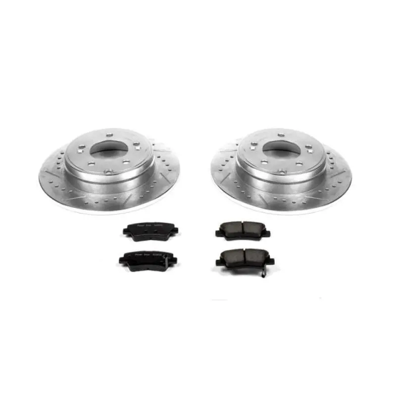 Power Stop 12-17 Hyundai Azera Rear Z23 Evolution Sport Brake Kit 1