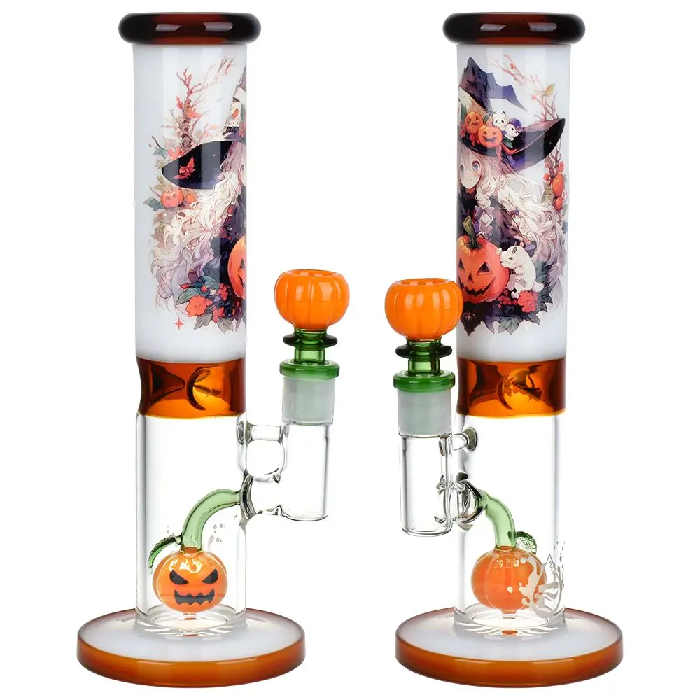 Pulsar Anime Halloween Straight Tube Water Pipe - 9.75" / 14Mm F 1