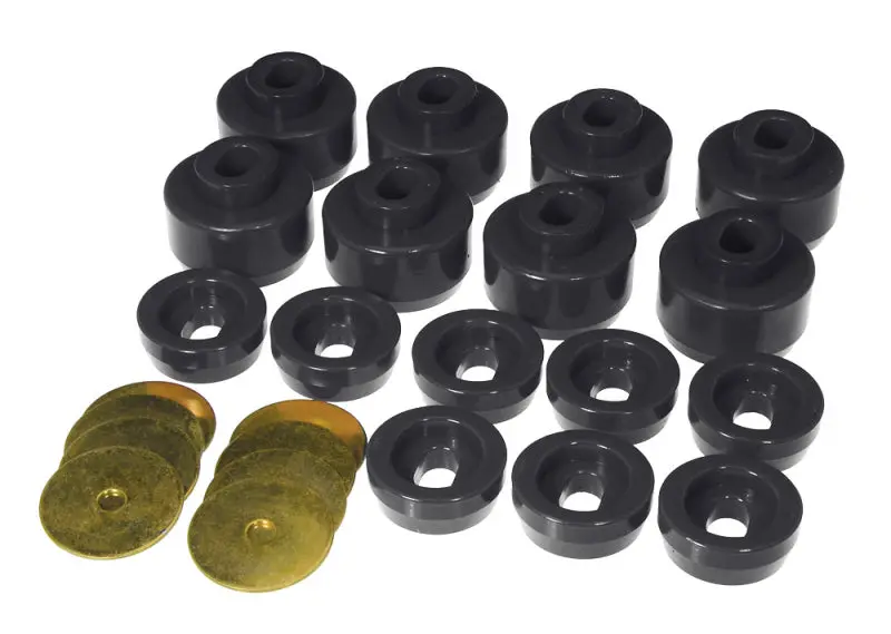 Prothane 99-06 Chevy Silverado 2/4Wd Body Mounts - Black 1