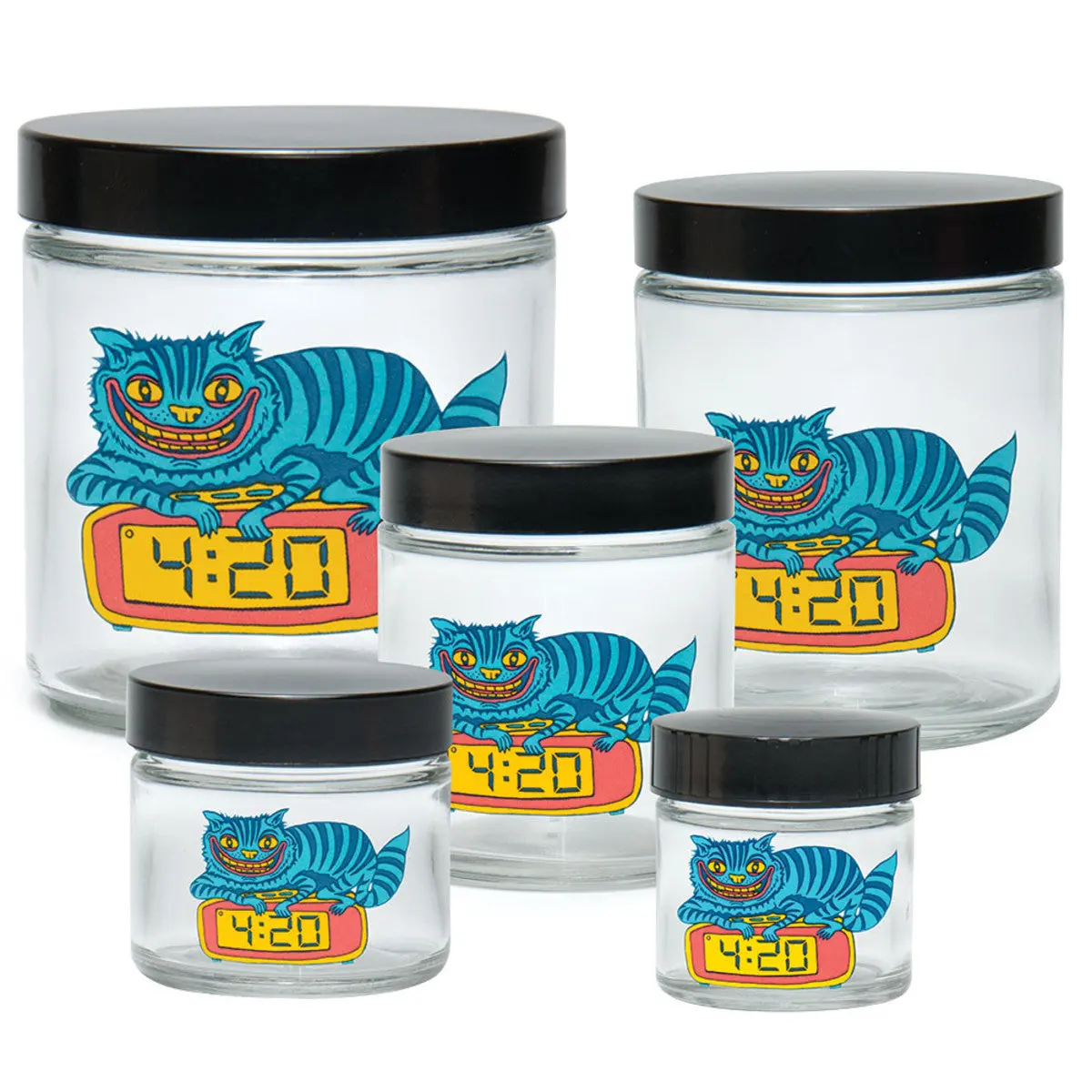 Jr985 420 Science X Killer Acid Clear Screw Top Jar - 420 Cat 1