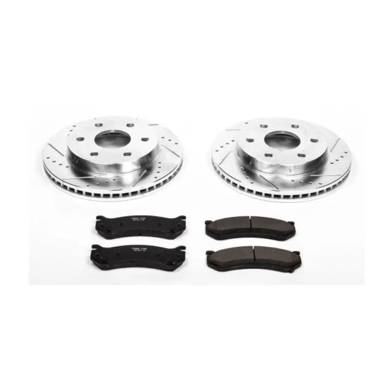 Power Stop 02-06 Cadillac Escalade Front Z23 Evolution Sport Brake Kit 1