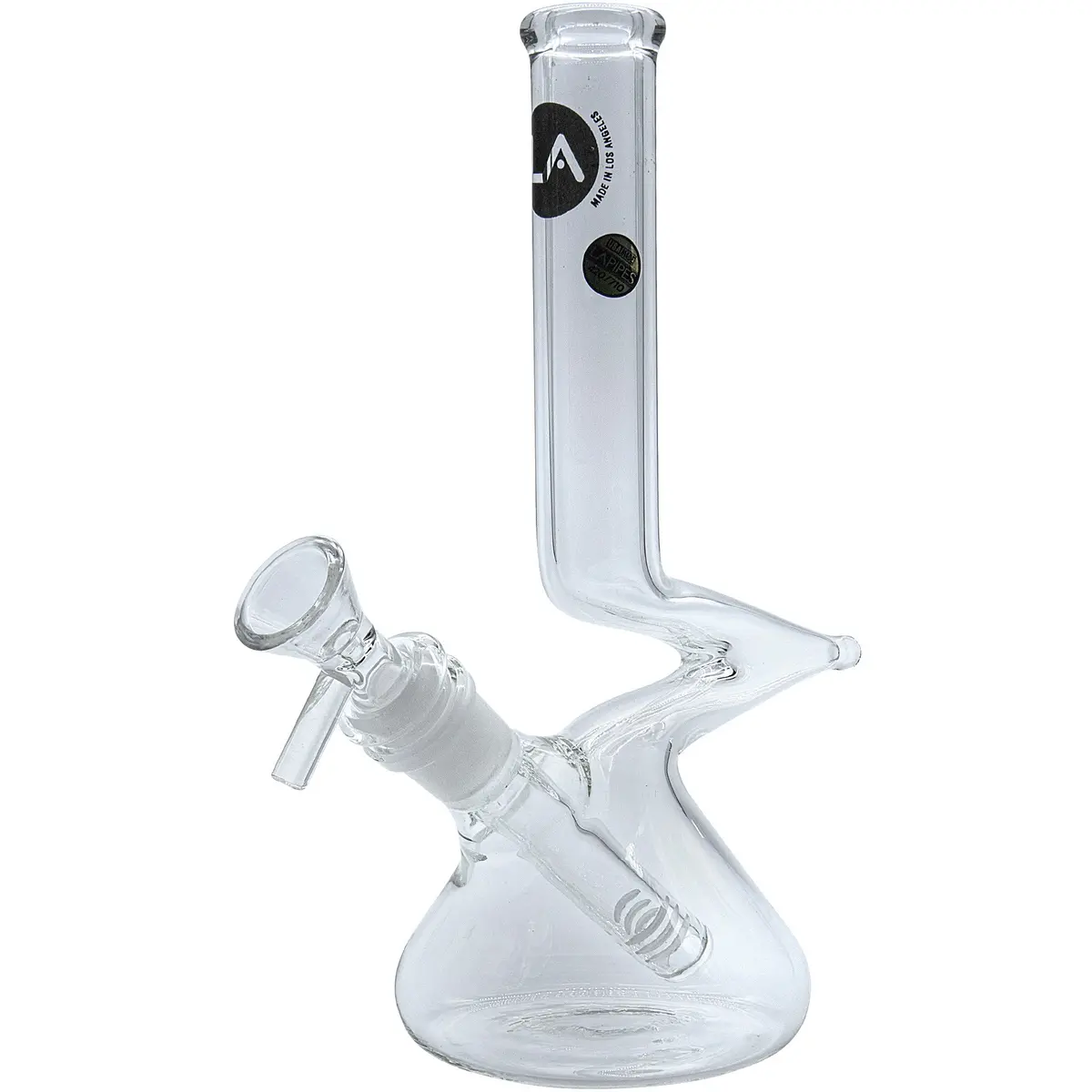 La Pipes "The Zag" Beaker Zong Style Bong 1