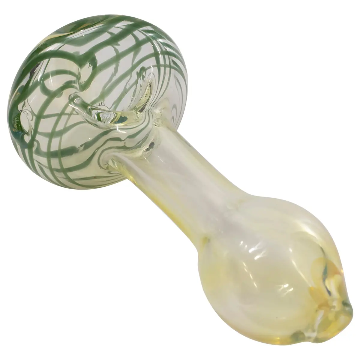 La Pipes Spiral-Head Color Changing Glass Spoon Pipe 3