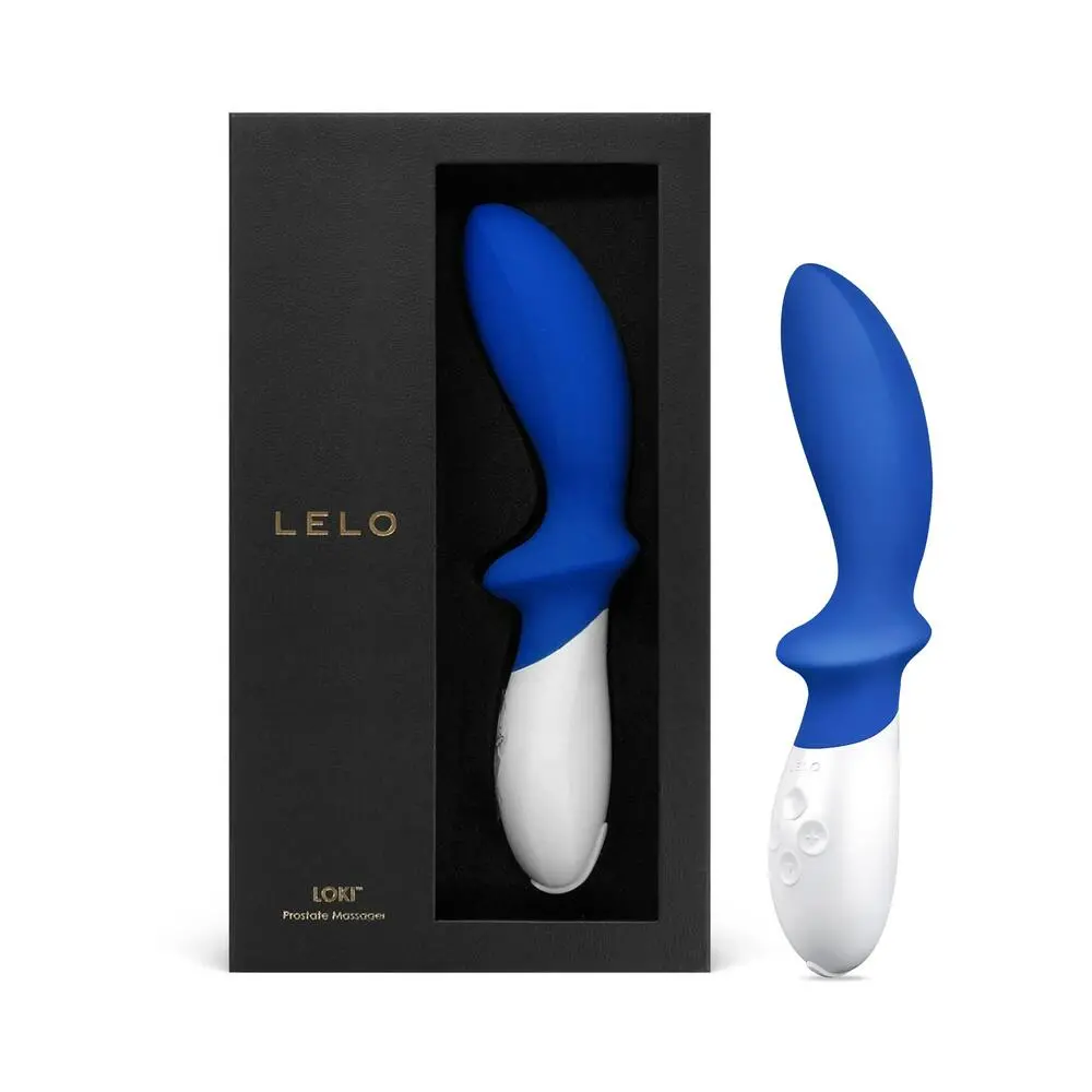 Lelo Loki Rechargeable Prostate Vibrator Federal Blue 1